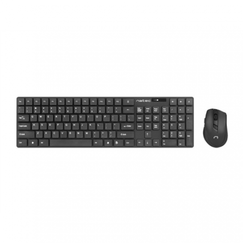 NZB-1440 Natec | Keyboard and Mouse | Stringray 2in1 Bundle | Keyboard and Mouse Set | Wireless | Batteries included | US | Black | Wireless connection