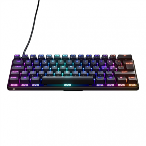 64841 SteelSeries | Gaming Keyboard | Apex 9 Mini | Black | Gaming keyboard | Wired | RGB LED light | NOR | OptiPoint Optical