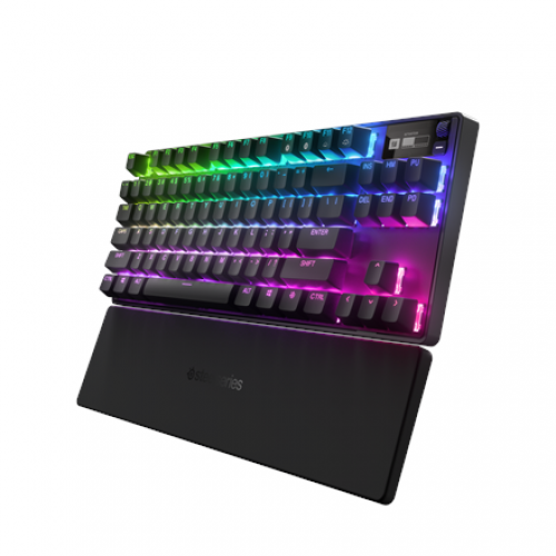 64865 SteelSeries | Gaming Keyboard | Apex Pro TKL (2023) | Black | Gaming keyboard | Wireless | RGB LED light | US | Omnipoint 2.0 Adjustable Switches