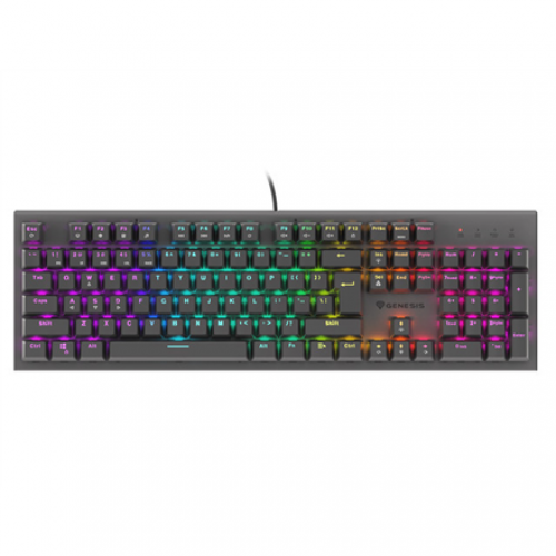 NKG-1877 Genesis | THOR 303 | Black | Mechanical Gaming Keyboard | Wired | RGB LED light | US | USB Type-A | 1152 g | Outemu Red