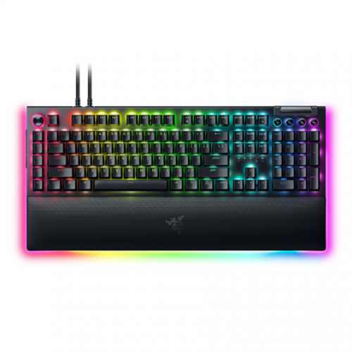 RZ03-04680600-R3N1 Razer | Mechanical Gaming Keyboard | BlackWidow V4 Pro | Gaming Keyboard | Wired | RGB LED light | NORD | Black | Numeric keypad | Green Switches