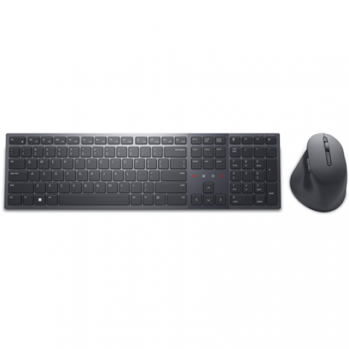 580-BBCZ Dell | Premier Collaboration Keyboard and Mouse | KM900 | Keyboard and Mouse Set | Wireless | US | Graphite | USB-A | Wireless connection