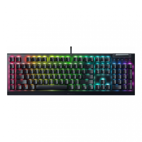 RZ03-04700100-R3M1 Razer | Mechanical Gaming Keyboard | BlackWidow V4 X | Black | Mechanical Gaming Keyboard | Wired | US | N/A g | Green Mechanical Switches (Clicky)