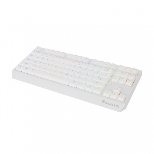 NKG-2165 Genesis THOR 230 | Mechanical Gaming Keyboard | Wireless | US | White | 2.4 GHz, Bluetooth, USB | Outemu Red