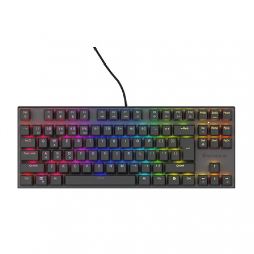 NKG-1881 Genesis THOR 303 | Mechanical Gaming Keyboard | Wired | US | Black | USB Type-A | Outemu Peach Silent