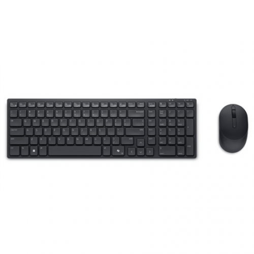 580-BBVW Dell Silent Keyboard and Mouse | KM555 | Keyboard and Mouse Set | Wireless | Lithuanian (QWERTY) | Black | 2.4 GHz, Bluetooth 5.1