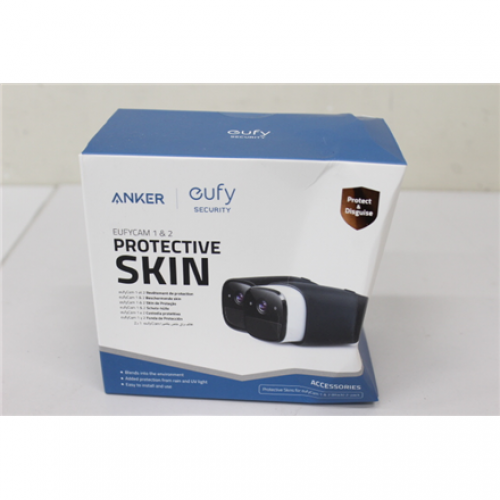 T8711111SO SALE OUT. Anker Eufy 2 Set Silicone Skins In Black For EufyCam & EufyCam 2, Black | Anker Eufy | 2 Set Silicone Skins In Black | 24 month(s) | DAMAGED PACKAGING
