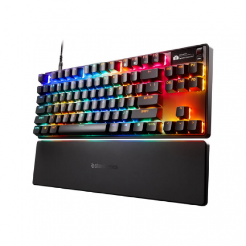 64740 SteelSeries Apex Pro TKL Gen 3 | Gaming keyboard | Wired | US | Black | USB-C | OmniPoint 3.0 Adjustable HyperMagnetic Switches