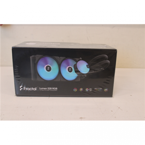FD-W-L1-S2812SO SALE OUT. Fractal Design Lumen S28 V2 RGB Water Cooling Unit | Fractal Design | Water Cooling Unit | Lumen S28 V2 RGB | DAMAGED PACKAGING | Intel, AMD | CPU Liquid Cooler