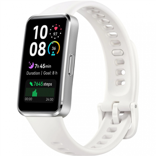 55020ELM Huawei Band 10 | 1.47 inch AMOLED | Touchscreen | Heart rate monitor | Waterproof | Bluetooth | White
