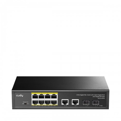 10 prievadų komutatorius CUDY GS1010PS2