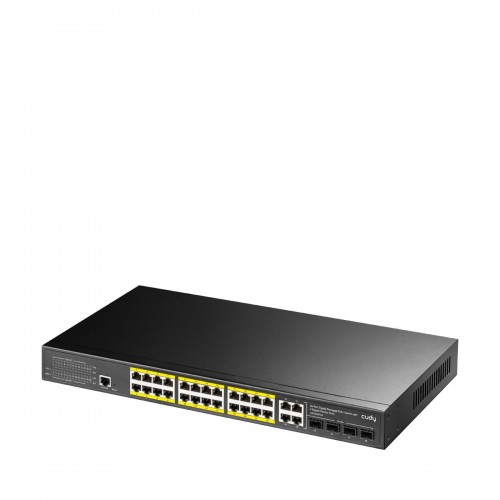 24 prievadų valdomas komutatorius CUDY GS2028PS4-300W 24 prievadų valdomas komutatorius CUDY GS2028PS4-300W