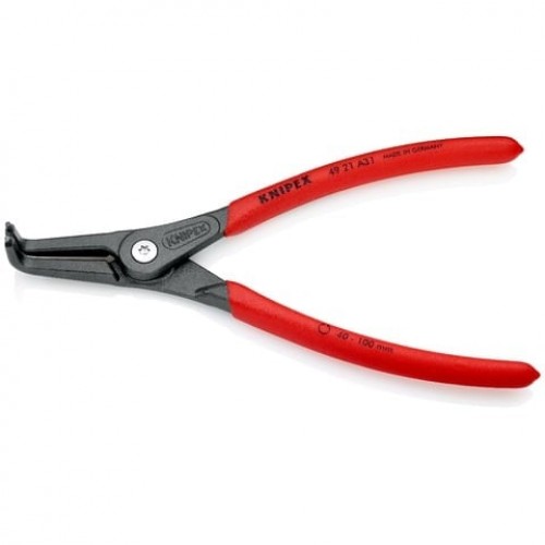 Lenktos replės fiksavimo žiedams Knipex 49 21 A31 (40–100mm Lenktos replės fiksavimo žiedams Knipex 49 21 A31 (40–100mm