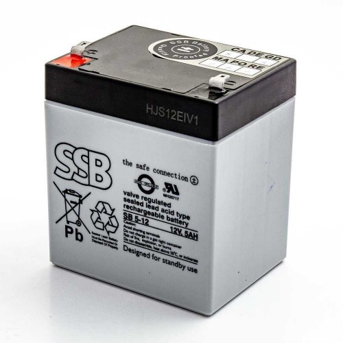 Akumuliatorius (AGM) SSB SB (5Ah, 12V, F1, VRLA) Akumuliatorius (AGM) SSB SB (5Ah, 12V, F1, VRLA)