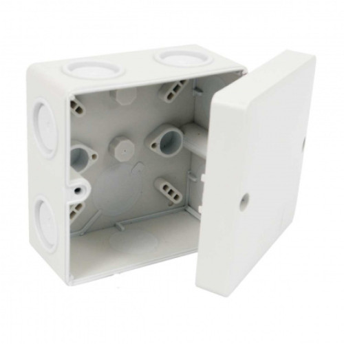 Hermetinė paskirstymo dėžutė Kopos KSK 80_KA (balta, 81x81x54mm, IP66, UV atspari)
