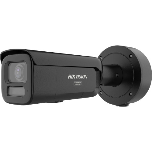Hikvision bullet DS-2CD2647G3-LIZS2UY/SL F2.8-12 (juoda, 4 MP, 60 m IR+LED, Hybrid Light, ColorVu 3.0, AcuSense 3.0)