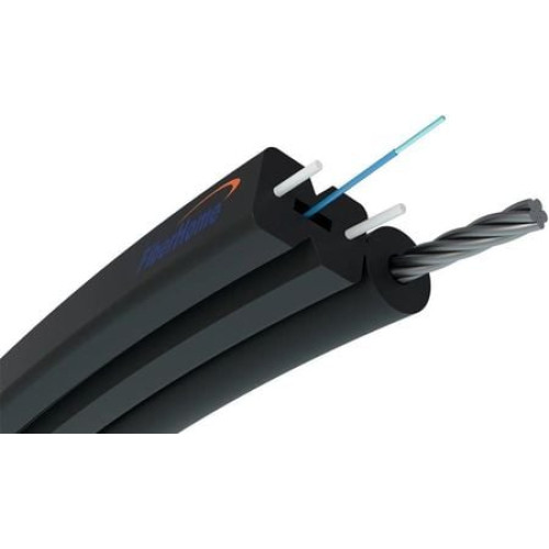 1 skaidulos vienmodis optinis kabelis FiberHome Micro EX.17344 (FTTH, G.657.A1, LSZH, 5.2mm, 600N)
