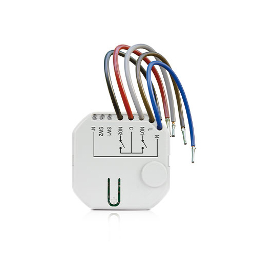 ASW-210 Wireless two-channel 230 V AC in-wall controller ASW-210 Wireless two-channel 230 V AC in-wall controller