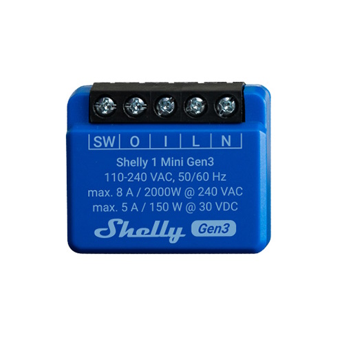 Shelly 1 Mini Gen3 x2 Shelly 1 Mini Gen3 x2