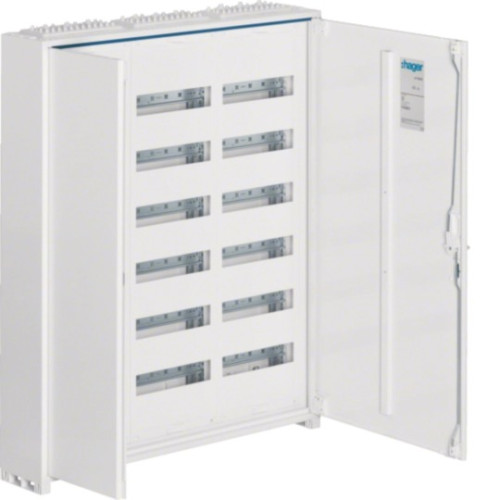 Virštinkinis modulinis skydas Hager FWB63 (216 mod., IP44, metalinis, 950x800x160)
