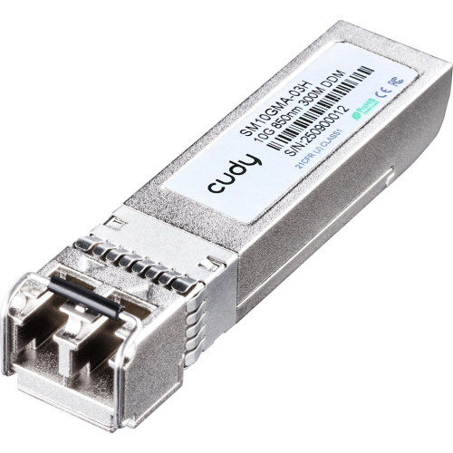 Optinis integruojamas keitiklis SFP+ Cudy SM10GMA-03H (850nm, multimode, LC, 300m, iki 11,3Gbps)
