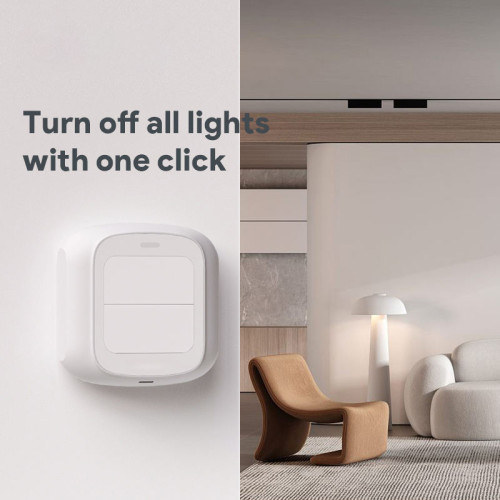 Išmanusis scenarijų jungiklis – mygtukas Feelspot FS-WSW01W Wi-Fi, Tuya Išmanusis scenarijų jungiklis – mygtukas Feelspot FS-WSW01W Wi-Fi, Tuya