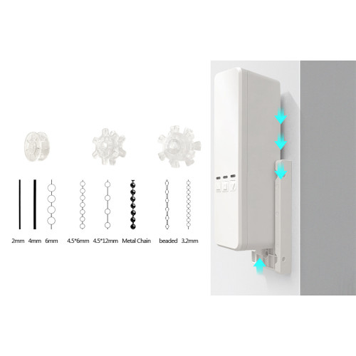 Išmanusis roletų ir žaliuzių valdiklis Feelspot FS-BDM01W WiFi, Tuya Išmanusis roletų ir žaliuzių valdiklis Feelspot FS-BDM01W WiFi, Tuya