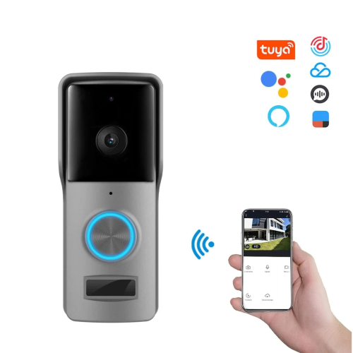 Durų skambutis su kamera Feelspot FS-DB05W, WiFi, Tuya Durų skambutis su kamera Feelspot FS-DB05W, WiFi, Tuya
