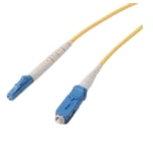 Optinis jungiamasis laidas LC/UPC–SC/UPC (SM duplex, G652D, 3mm, 1m)