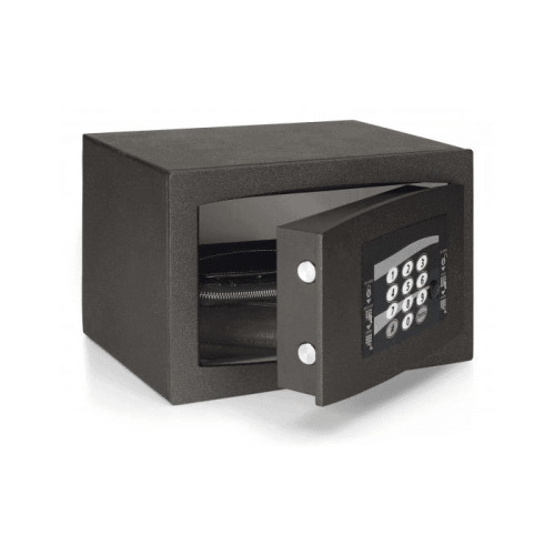 Baldinis seifas STARK 620 su elektrine spyna skirtas viešbučiams Baldinis seifas STARK 620 su elektrine spyna skirtas viešbučiams