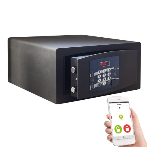 Baldinis seifas STARK 621U su elektrine spyna ir pranešimais telefone (360x190x410) Baldinis seifas STARK 621U su elektrine spyna ir pranešimais telefone (360x190x410)