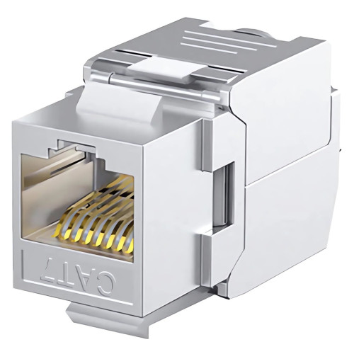 Modulinis lizdas RJ45 FTP Cat6A LK-KJ-158 (23–26 AWG, 250 MHz, 110/Krone, 568A/B)