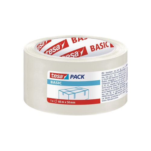 Pakavimo juosta TESA BASIC 50m x 48mm 58572-00000-00