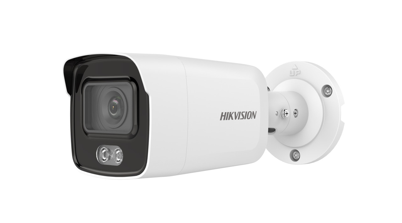 Hikvision bullet DS-2CD2047G2-LU F2.8 (balta, 4 MP, 40 m. LED, ColorVu)