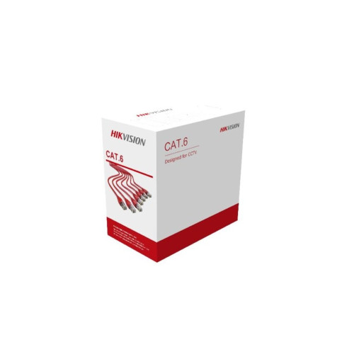 Kabelis ryšio Hik-vision UTP 6 (Gysla-0.55mm, ritė 305m) DS-1LN6U-SC0