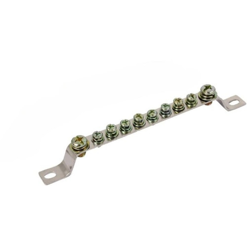 Varinė įžeminimo šyna su varžtais LK-NONE-217 1U (17.8cm)