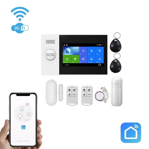 GSM Wi-Fi Smart Home apsaugos sistemos komplektas GSM Wi-Fi Smart Home apsaugos sistemos komplektas