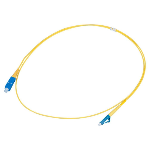 Optinis laidas SC/UPC–LC/UPC SM simplex (G657A, 3 mm, LSZH, 1 m)