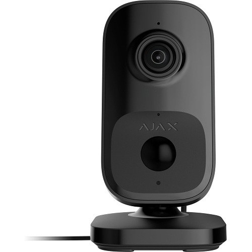 Ajax IndoorCam 111567.303.BL1 (juoda, 4MP, Wi-Fi 2.4GHz, 8m IR, HDR, AI, IP20)