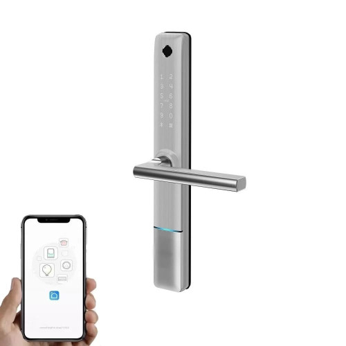 Išmanioji durų rankena iNOVO NEW STYLE Waterproof IP45 Bluetooth (sidabrinė) Akcija