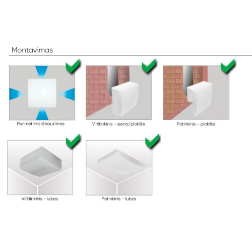 Ištraukimo ventiliatorius Aerauliqa QX100