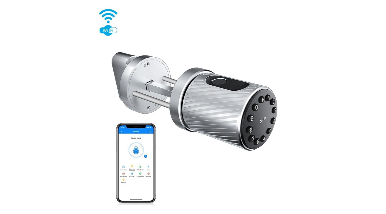 Rankena SMART tinka DIN ir Scandinaviskam (ASSA) standartui. Bluetooth&Wi-Fi su nuotoliniu valdymu Rankena SMART tinka DIN ir Scandinaviskam (ASSA) standartui. Bluetooth&Wi-Fi su nuotoliniu valdymu