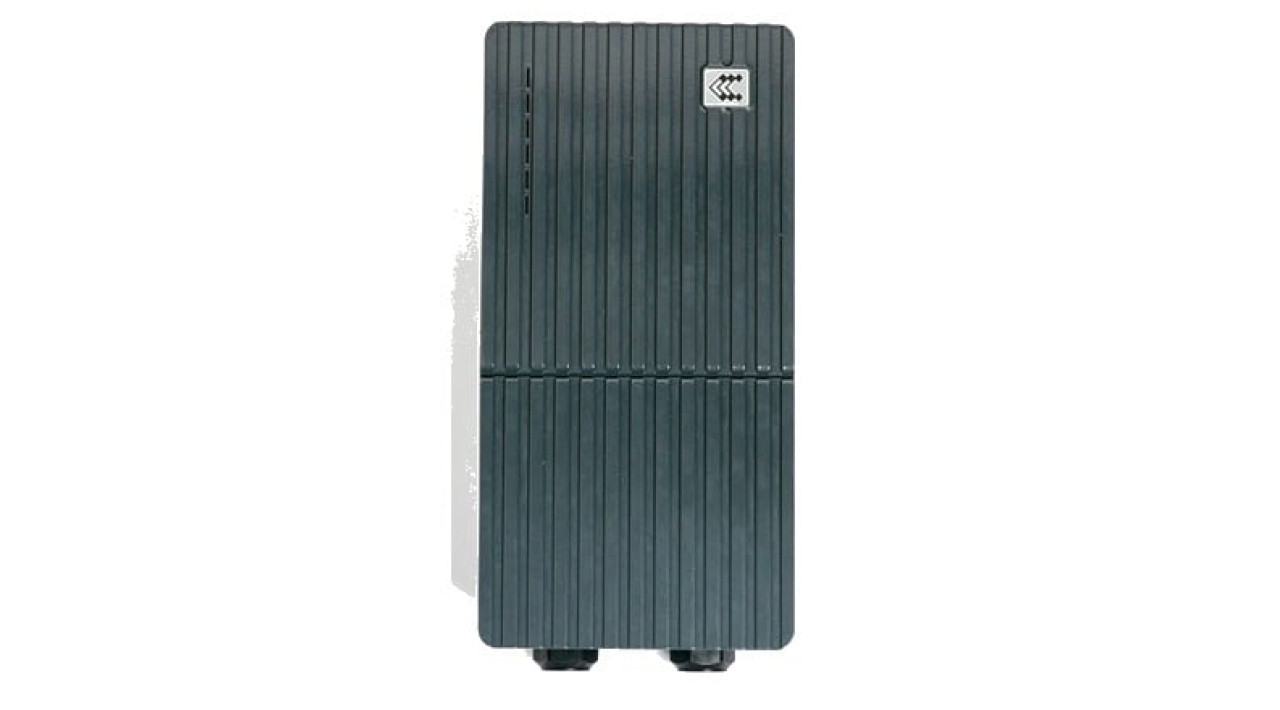 Priekinė plokštė PILKA krovimo stotelei su lizdu Teltonika TeltoCharge EVC2 PGF22PP00000