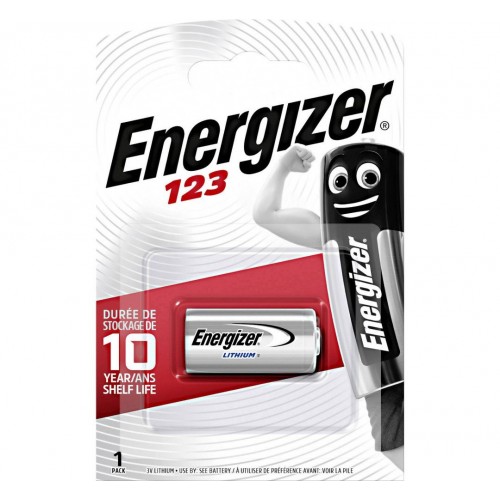 Baterija Energizer Lithium CR123 (1 pcs.) Baterija Energizer Lithium CR123 (1 pcs.)