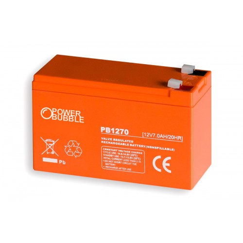 Akumuliatorius Power Bubble PB1207 (7Ah, 12V) Akumuliatorius Power Bubble PB1207 (7Ah, 12V)
