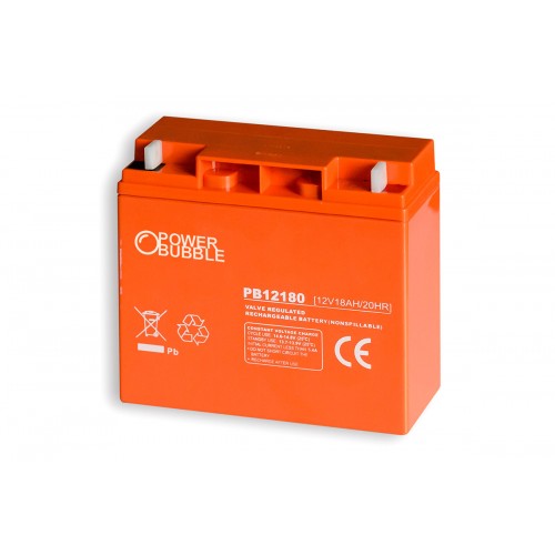 Akumuliatorius Power Bubble PB1218 (18Ah, 12V) Akumuliatorius Power Bubble PB1218 (18Ah, 12V)