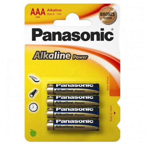 Baterija Panasonic Alkaline LR03 AAA (4 vnt.) Baterija Panasonic Alkaline LR03 AAA (4 vnt.)