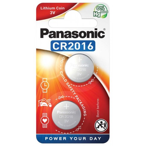 Baterija Panasonic Lithium CR2016 (2 vnt.) Baterija Panasonic Lithium CR2016 (2 vnt.)