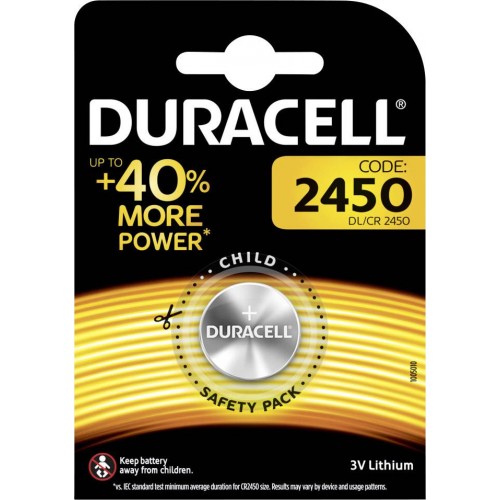 Baterija Duracell Lithium CR2450 (1 vnt.) Baterija Duracell Lithium CR2450 (1 vnt.)