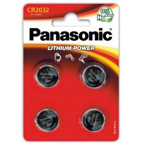 Baterija Panasonic Lithium CR2025 (4 vnt.) Baterija Panasonic Lithium CR2025 (4 vnt.)